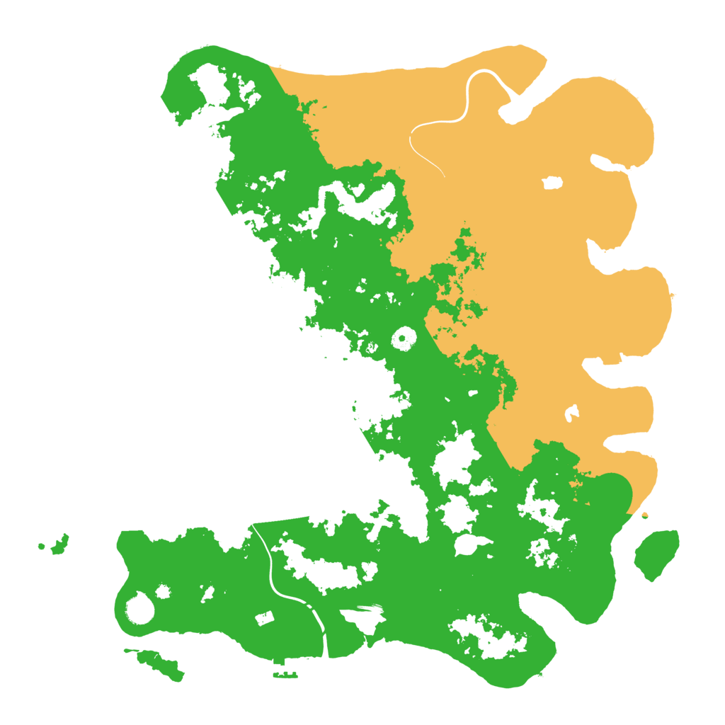Biome Rust Map: Procedural Map, Size: 4500, Seed: 912143284