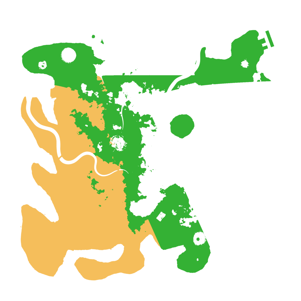 Biome Rust Map: Procedural Map, Size: 3600, Seed: 671051