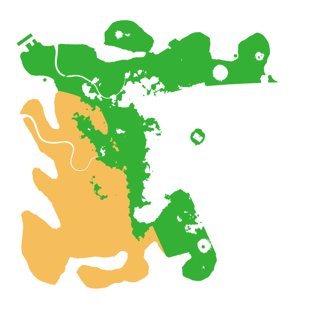 Biome Rust Map: Procedural Map, Size: 3600, Seed: 671051