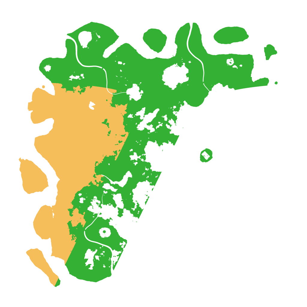 Biome Rust Map: Procedural Map, Size: 4200, Seed: 50003