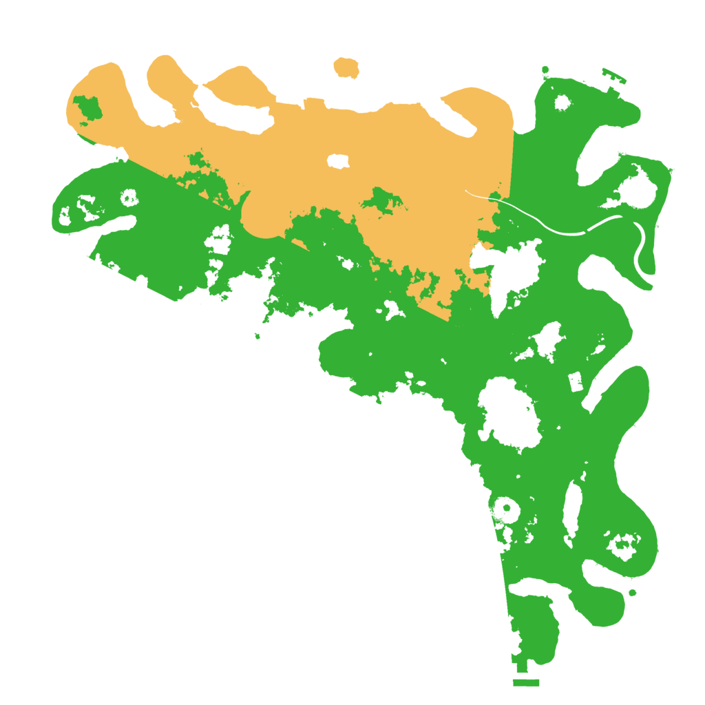 Biome Rust Map: Procedural Map, Size: 4000, Seed: 38609402