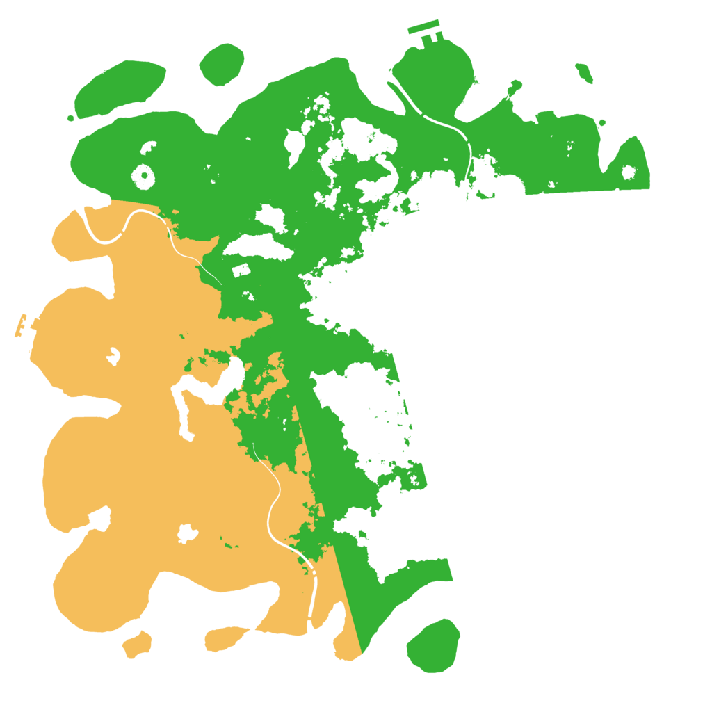 Biome Rust Map: Procedural Map, Size: 4500, Seed: 459608823