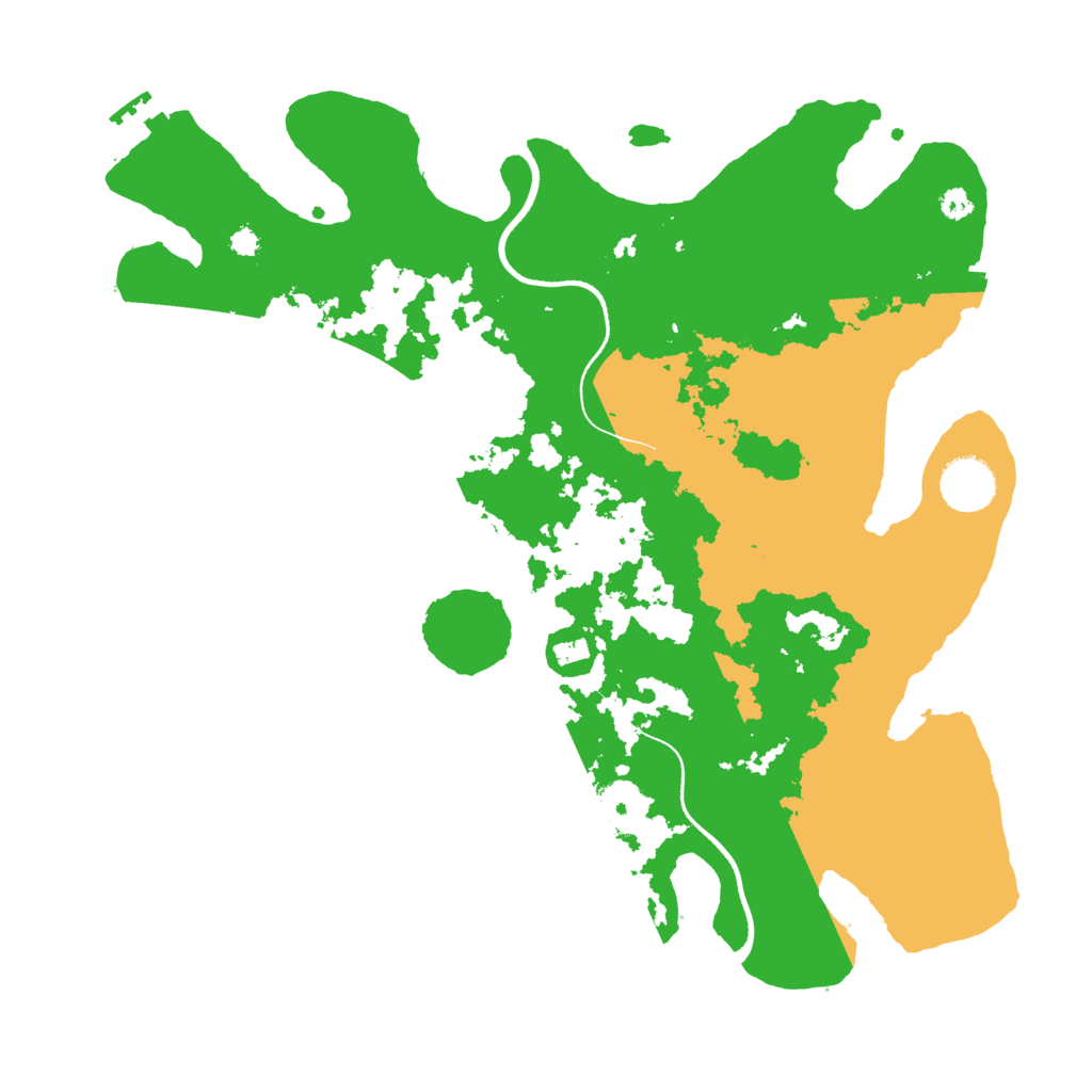 Biome Rust Map: Procedural Map, Size: 3500, Seed: 914828820
