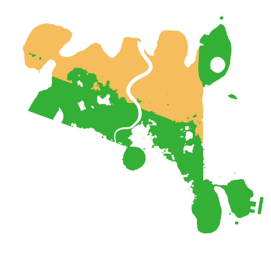Biome Rust Map: Procedural Map, Size: 3200, Seed: 1159700104