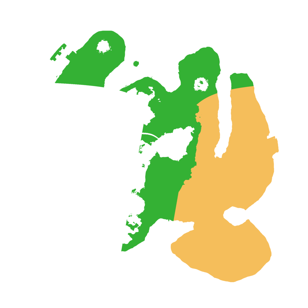 Biome Rust Map: Procedural Map, Size: 2200, Seed: 1943483815