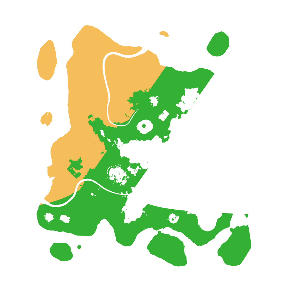 Biome Rust Map: Procedural Map, Size: 3000, Seed: 1252478923