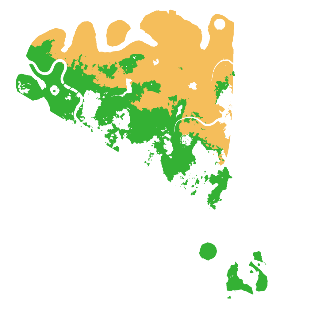 Biome Rust Map: Procedural Map, Size: 5000, Seed: 241562787