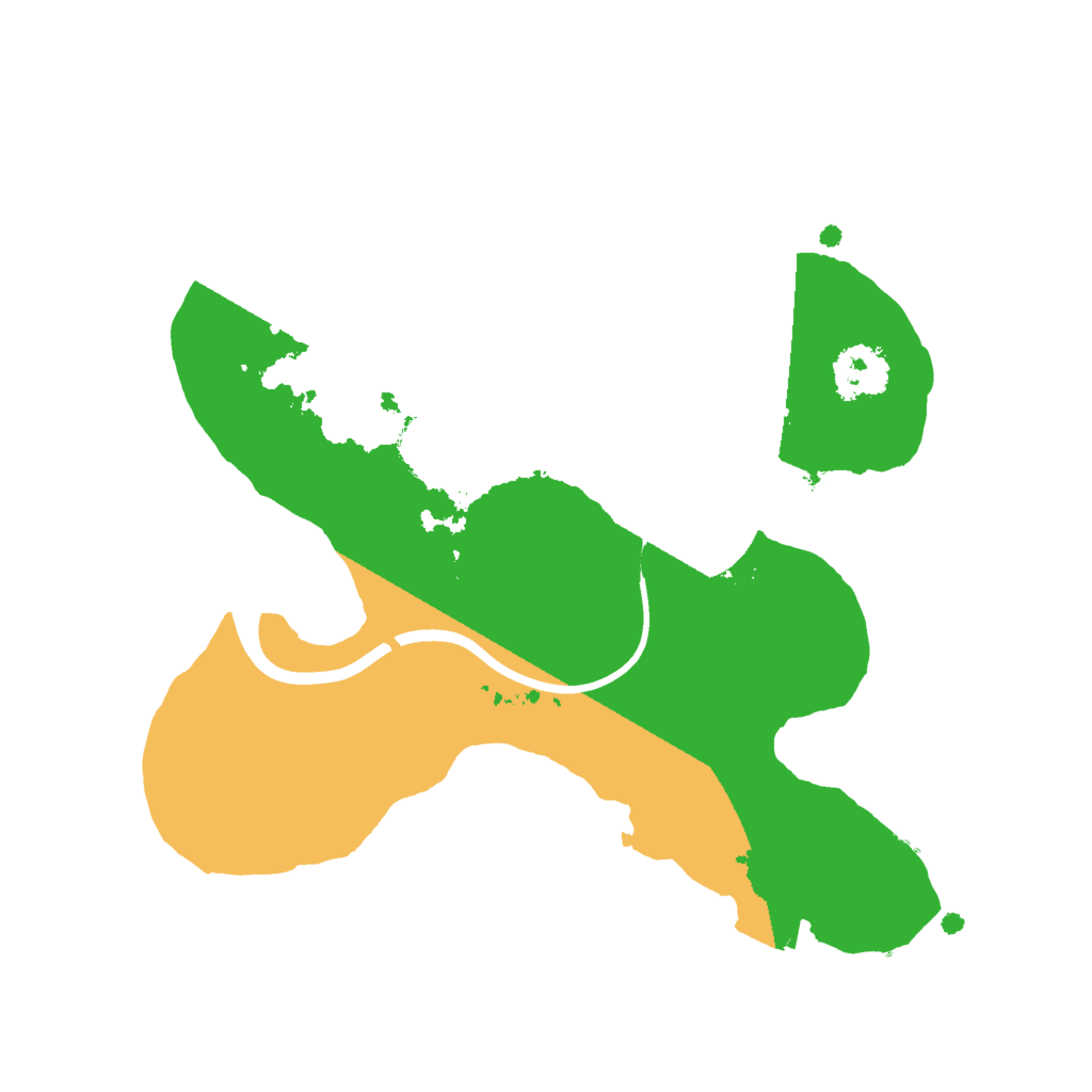 Biome Rust Map: Procedural Map, Size: 2000, Seed: 1470877855