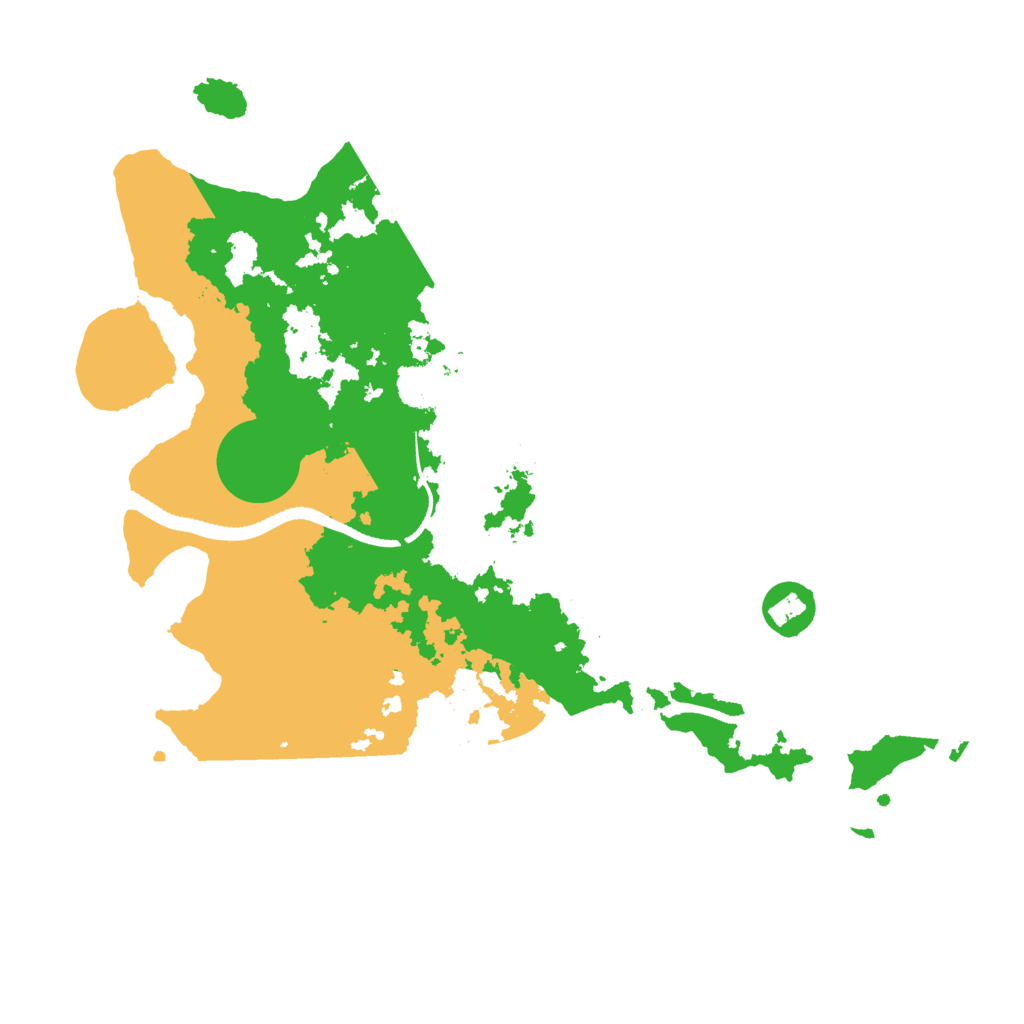Biome Rust Map: Procedural Map, Size: 3250, Seed: 871671191