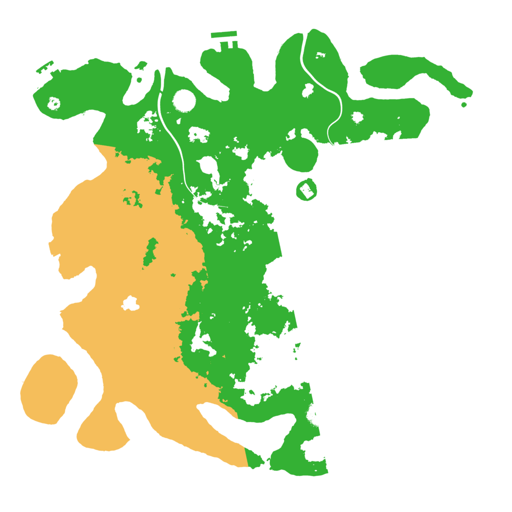 Biome Rust Map: Procedural Map, Size: 4000, Seed: 226623259