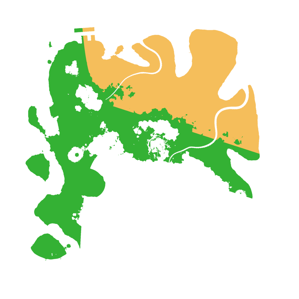 Biome Rust Map: Procedural Map, Size: 3000, Seed: 511869