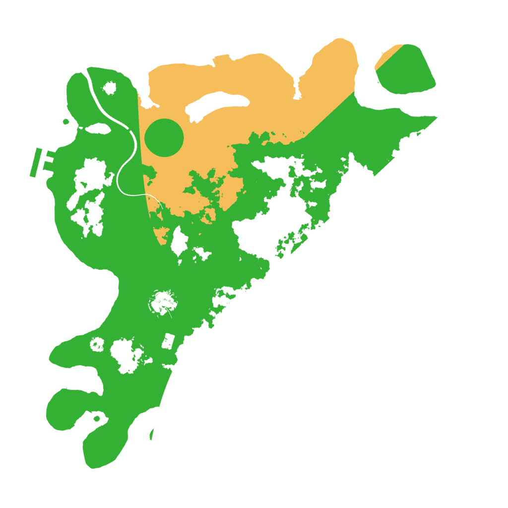 Biome Rust Map: Procedural Map, Size: 3500, Seed: 881148875