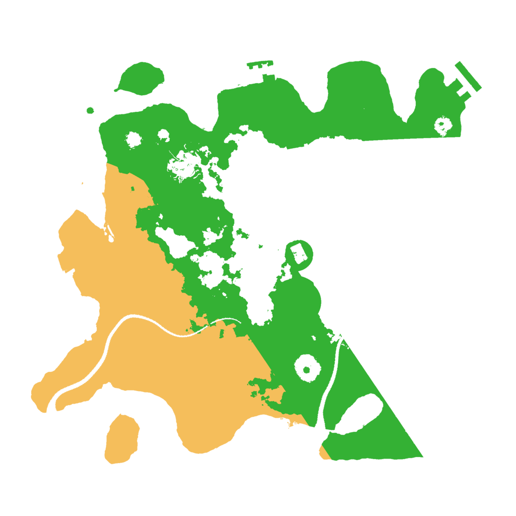 Biome Rust Map: Procedural Map, Size: 3000, Seed: 1976460538