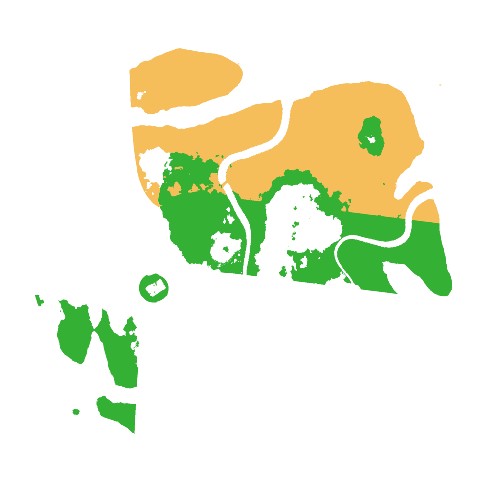 Biome Rust Map: Procedural Map, Size: 3000, Seed: 11992288