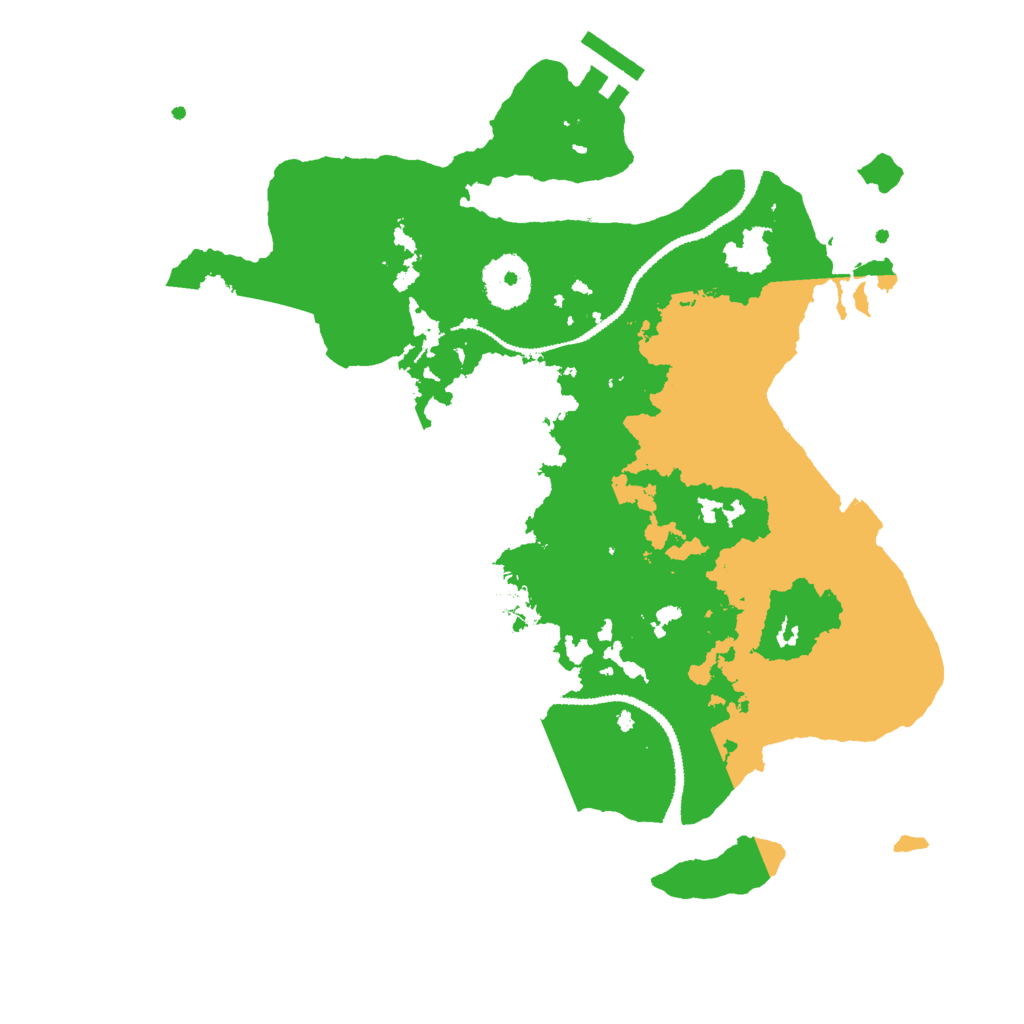 Biome Rust Map: Procedural Map, Size: 3000, Seed: 1397