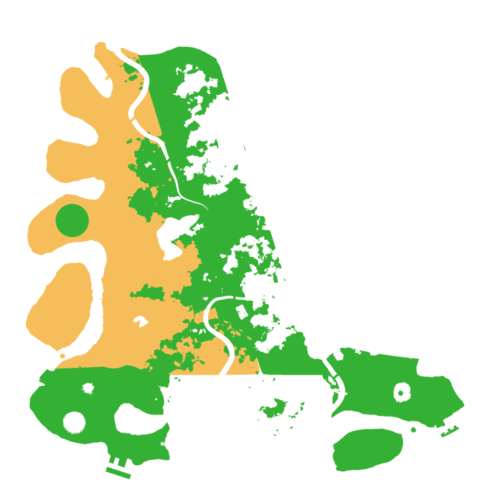 Biome Rust Map: Procedural Map, Size: 4000, Seed: 450873626