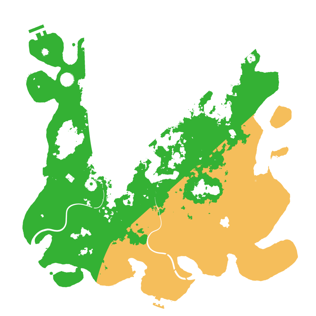Biome Rust Map: Procedural Map, Size: 4000, Seed: 65993