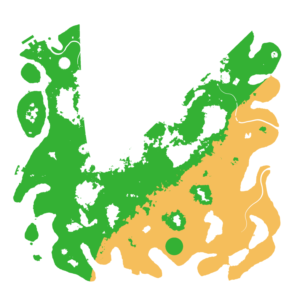 Biome Rust Map: Procedural Map, Size: 4500, Seed: 2981398