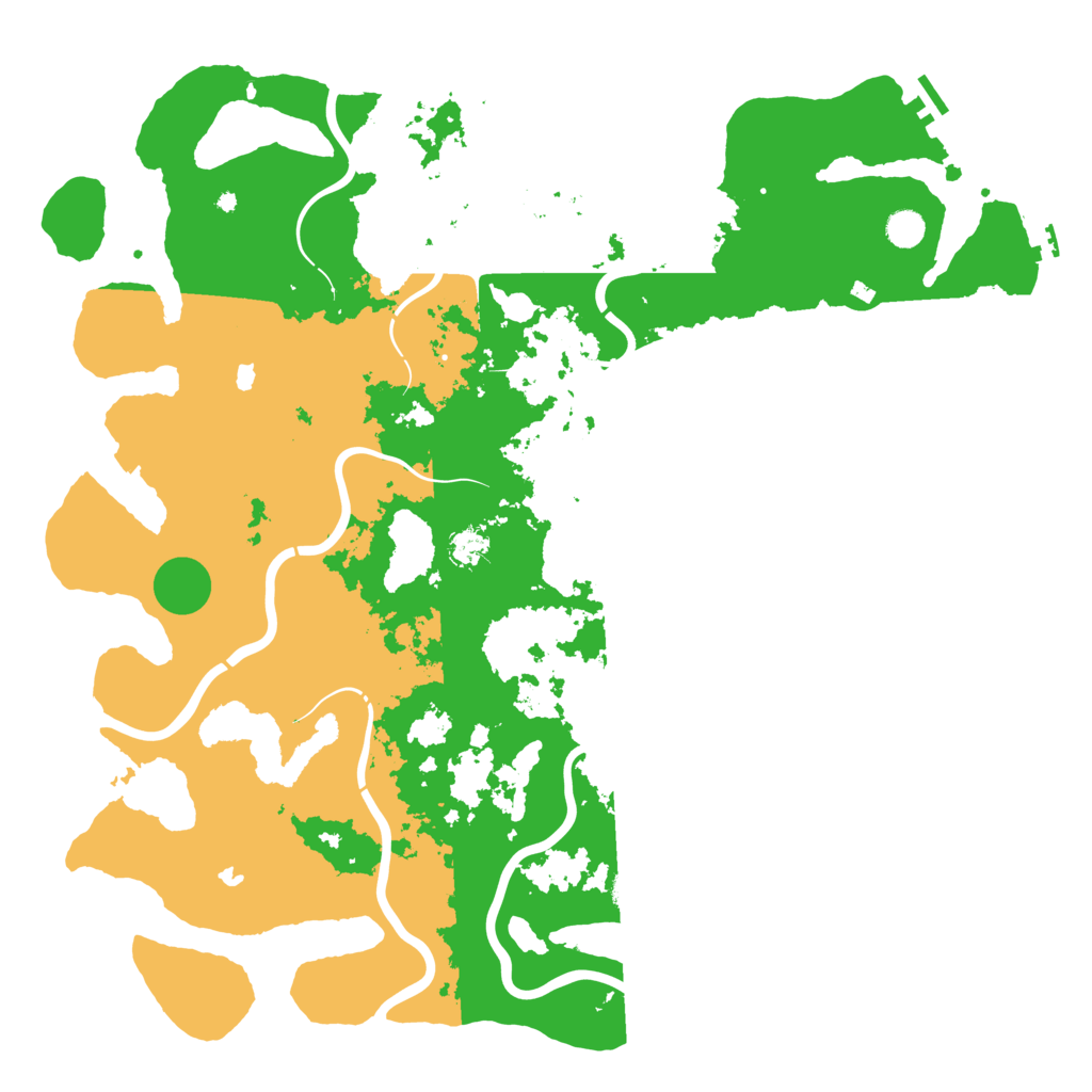 Biome Rust Map: Procedural Map, Size: 5000, Seed: 759573389