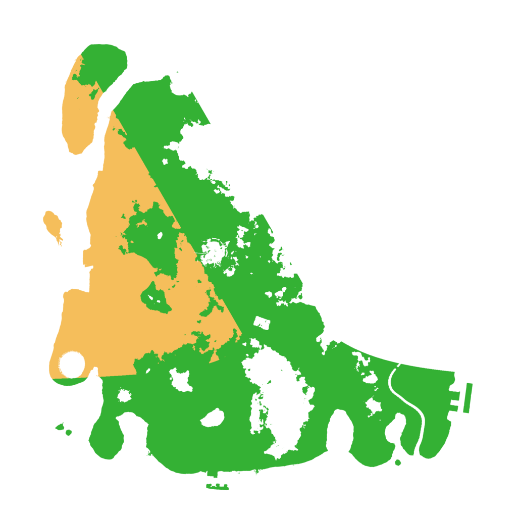 Biome Rust Map: Procedural Map, Size: 3500, Seed: 737202973