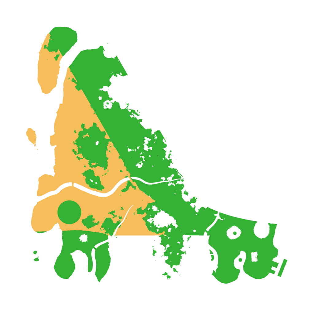 Biome Rust Map: Procedural Map, Size: 3500, Seed: 737202973