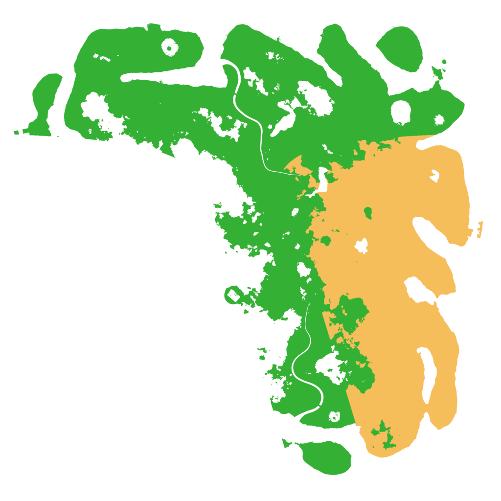 Biome Rust Map: Procedural Map, Size: 4500, Seed: 602585528