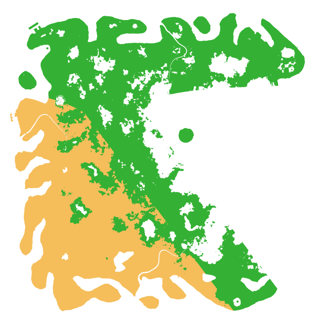 Biome Rust Map: Procedural Map, Size: 6000, Seed: 1562242803