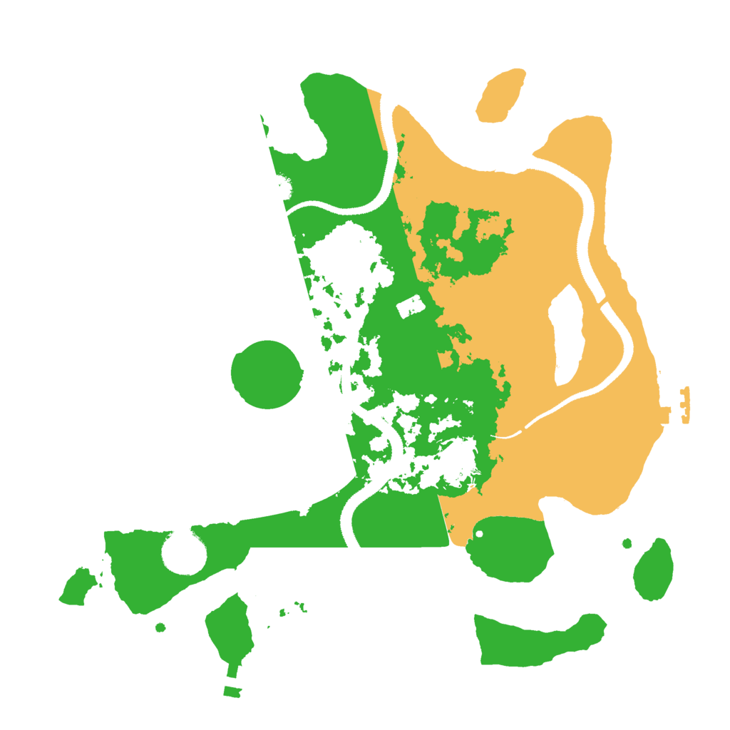 Biome Rust Map: Procedural Map, Size: 3000, Seed: 1020706940