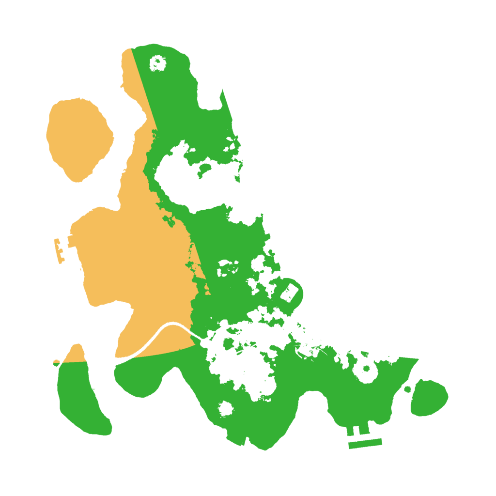 Biome Rust Map: Procedural Map, Size: 3000, Seed: 1027416565