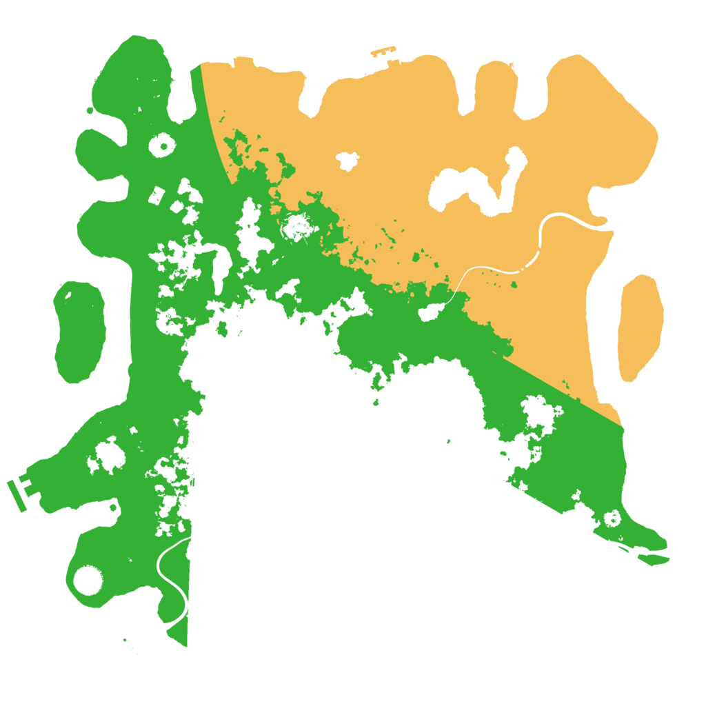 Biome Rust Map: Procedural Map, Size: 4250, Seed: 2121284617