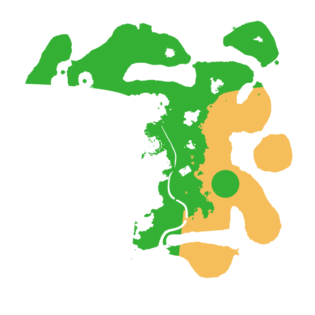 Biome Rust Map: Procedural Map, Size: 3000, Seed: 112899113