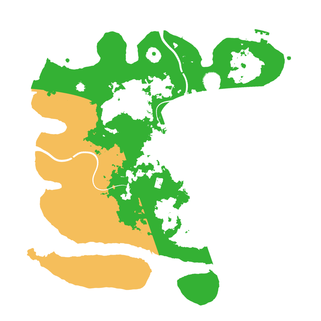 Biome Rust Map: Procedural Map, Size: 3250, Seed: 1889958992