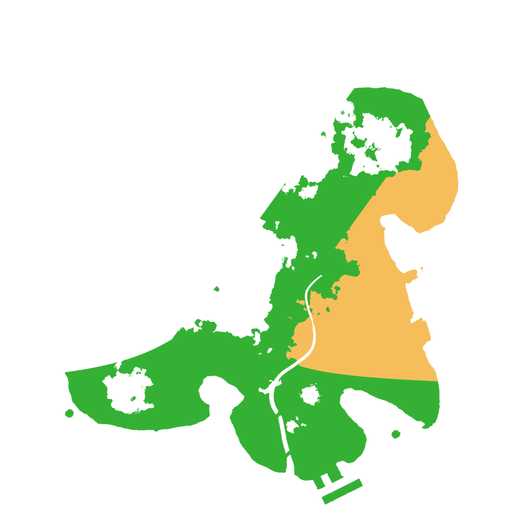 Biome Rust Map: Procedural Map, Size: 2500, Seed: 1705210614