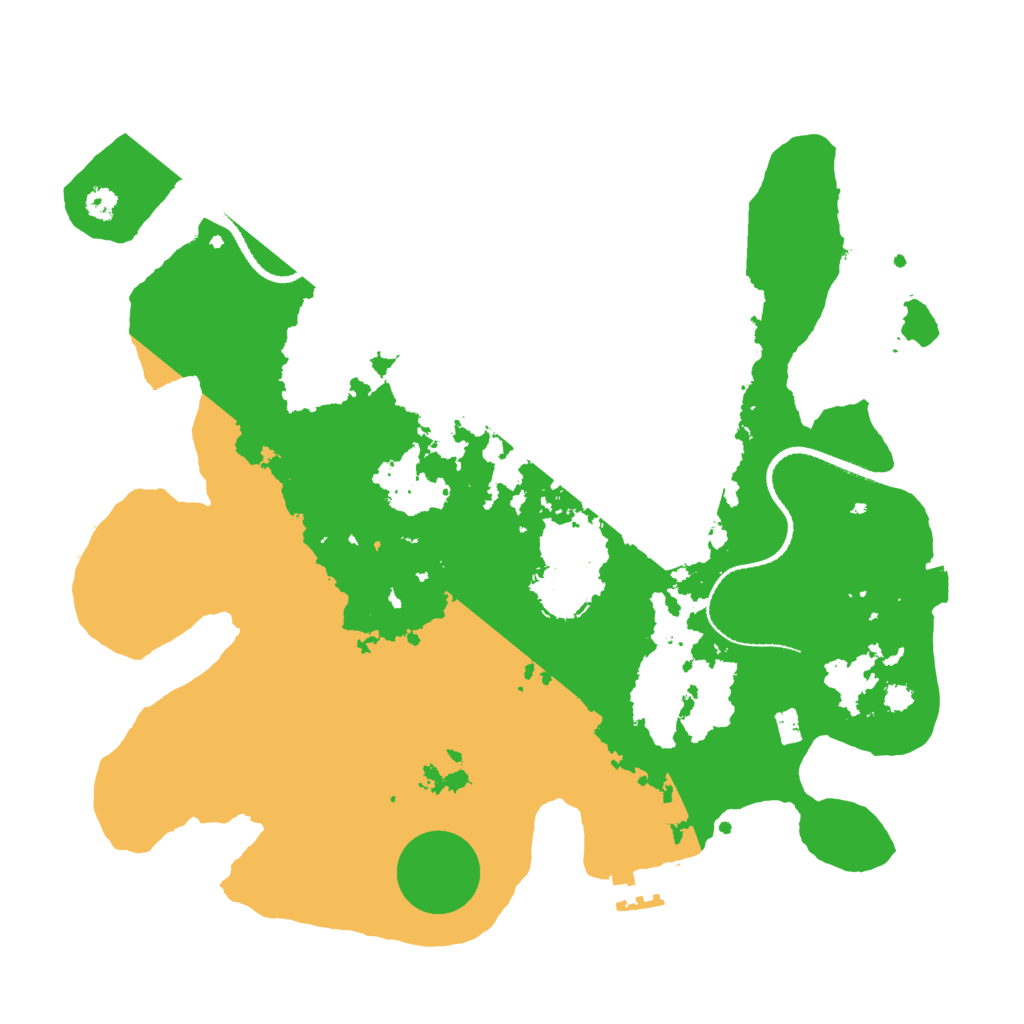 Biome Rust Map: Procedural Map, Size: 3250, Seed: 757262282
