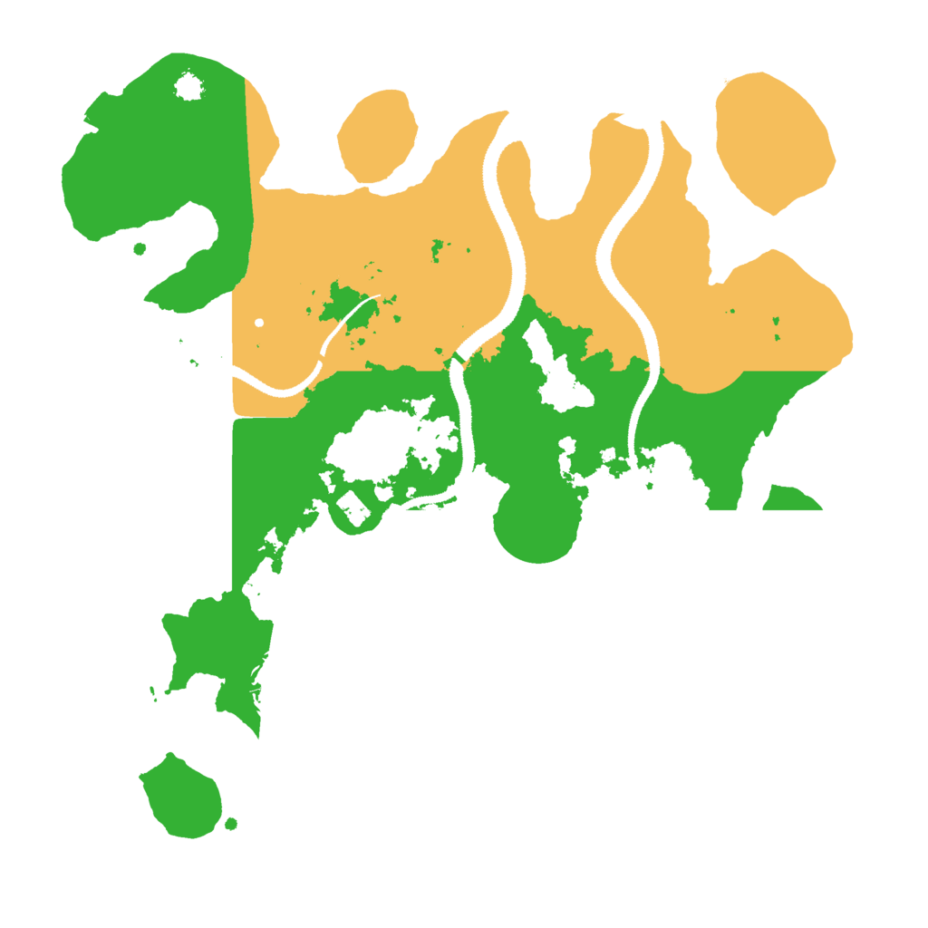 Biome Rust Map: Procedural Map, Size: 3000, Seed: 112882