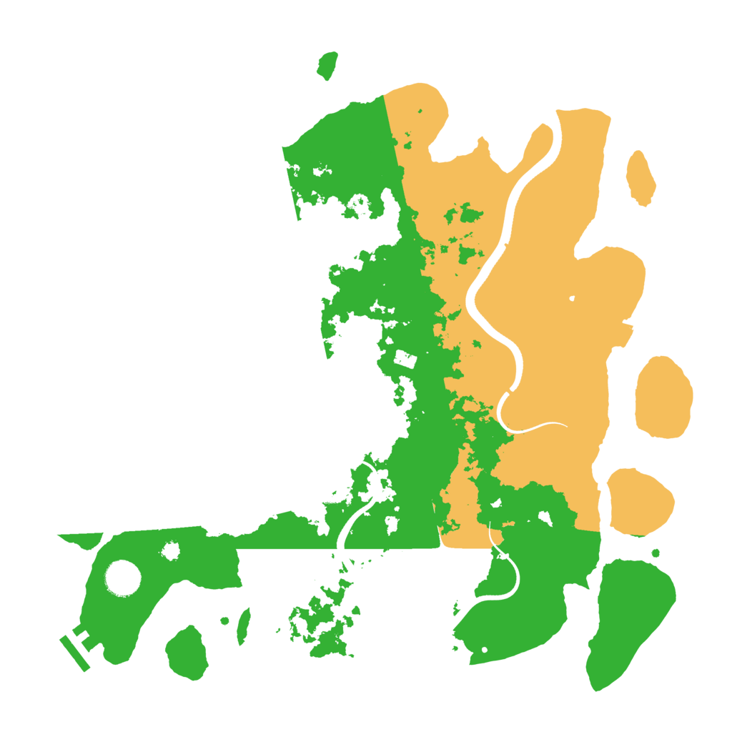 Biome Rust Map: Procedural Map, Size: 3600, Seed: 200