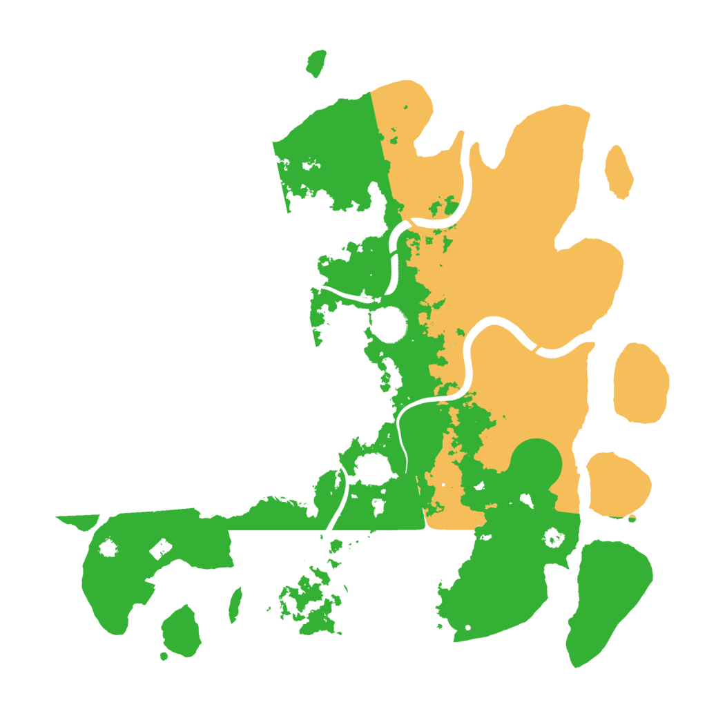 Biome Rust Map: Procedural Map, Size: 3600, Seed: 200