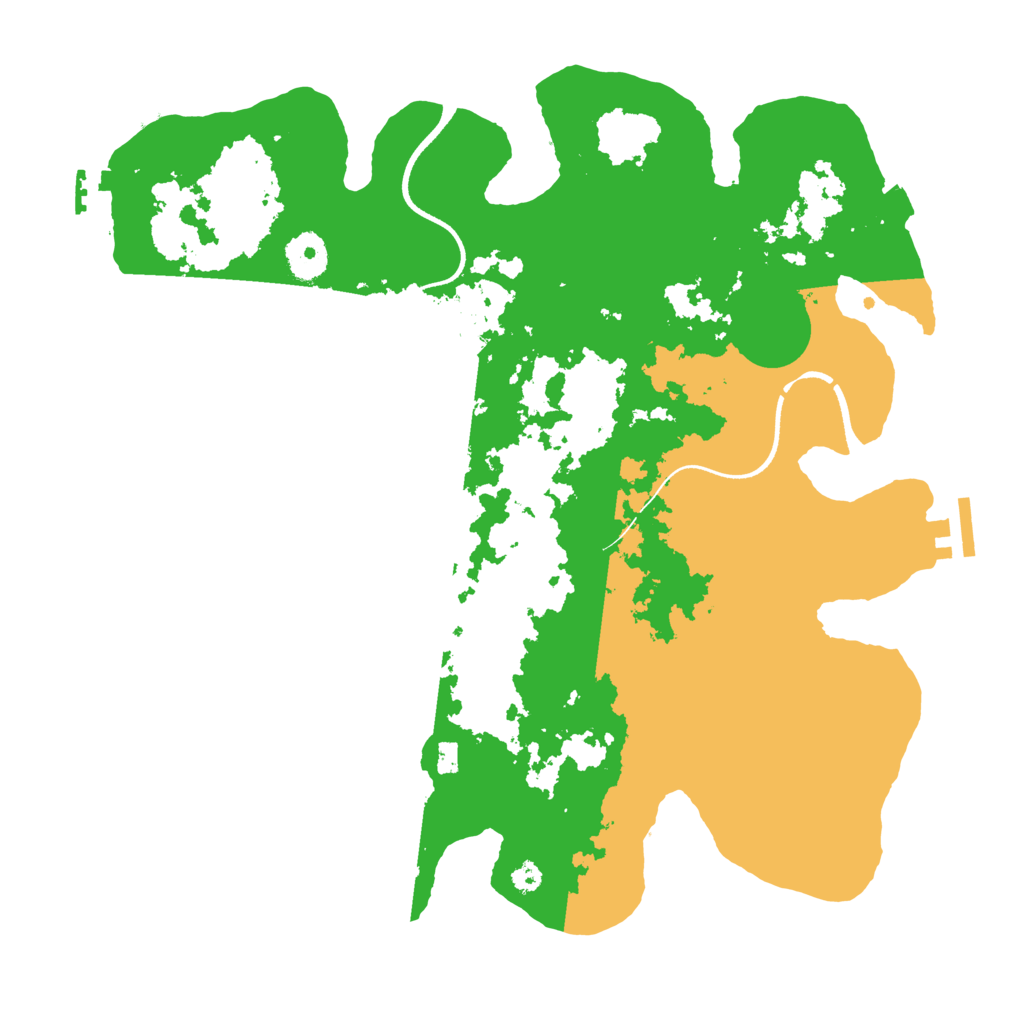 Biome Rust Map: Procedural Map, Size: 3500, Seed: 1870931967