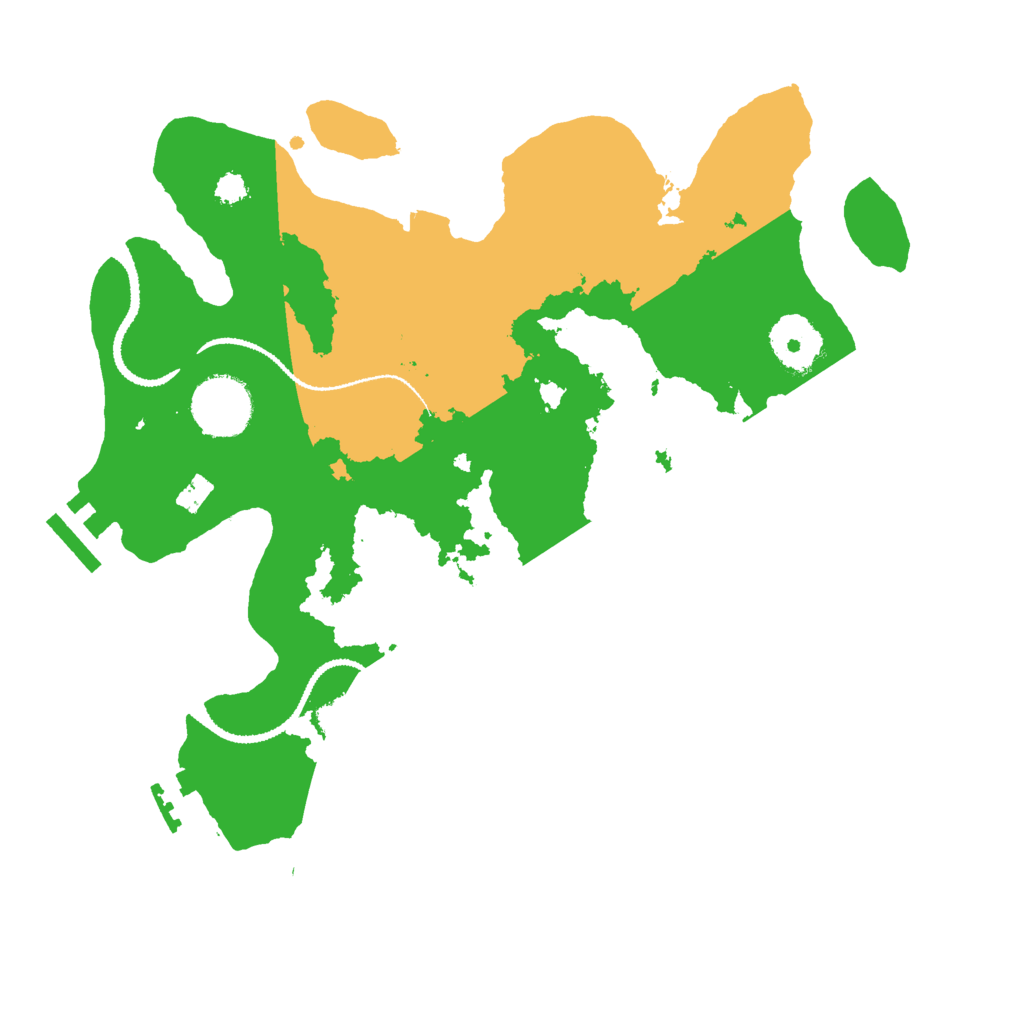 Biome Rust Map: Procedural Map, Size: 3000, Seed: 2474255