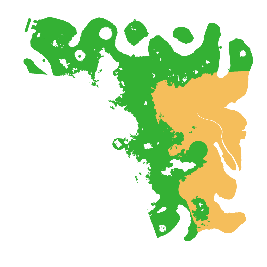 Biome Rust Map: Procedural Map, Size: 3800, Seed: 344429520