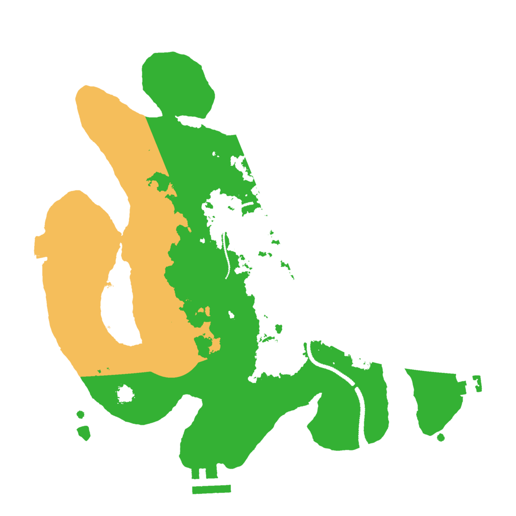 Biome Rust Map: Procedural Map, Size: 2700, Seed: 1436836281