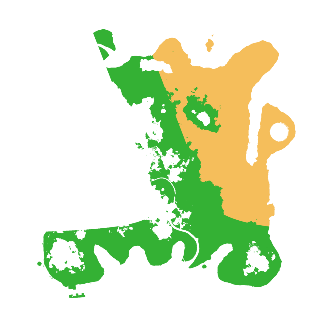Biome Rust Map: Procedural Map, Size: 3000, Seed: 11293