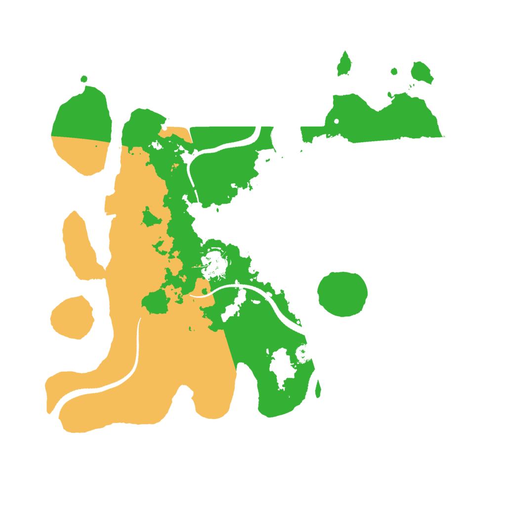 Biome Rust Map: Procedural Map, Size: 3000, Seed: 24953