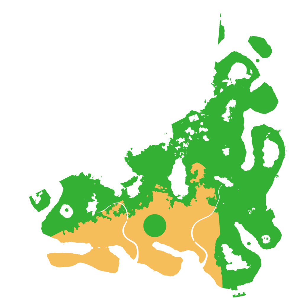Biome Rust Map: Procedural Map, Size: 3500, Seed: 21013018
