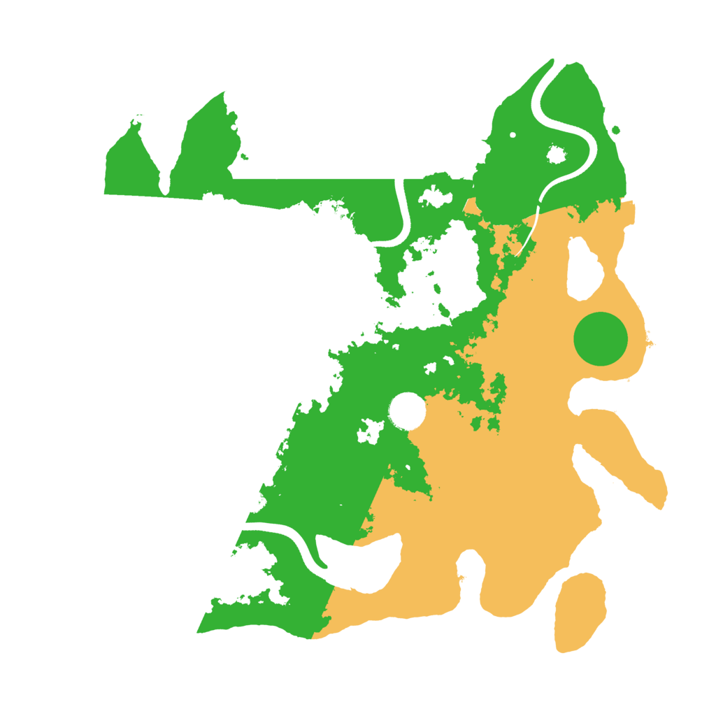 Biome Rust Map: Procedural Map, Size: 3500, Seed: 1616591608