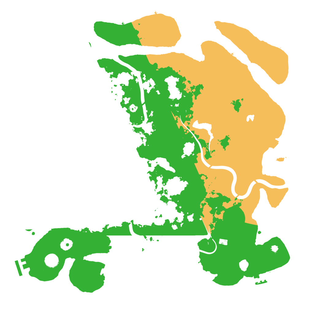 Biome Rust Map: Procedural Map, Size: 4000, Seed: 540582131