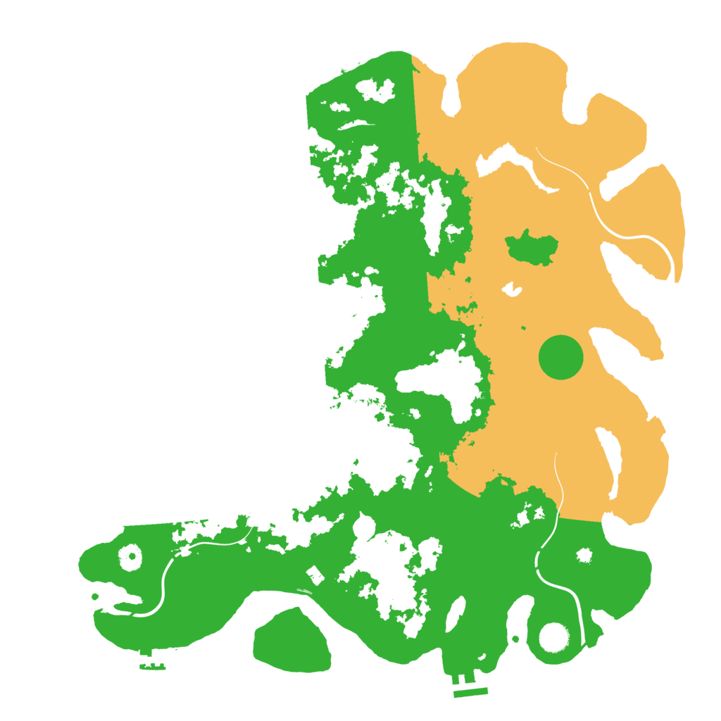 Biome Rust Map: Procedural Map, Size: 4250, Seed: 687813940