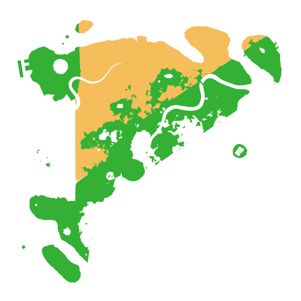 Biome Rust Map: Procedural Map, Size: 3600, Seed: 4042025
