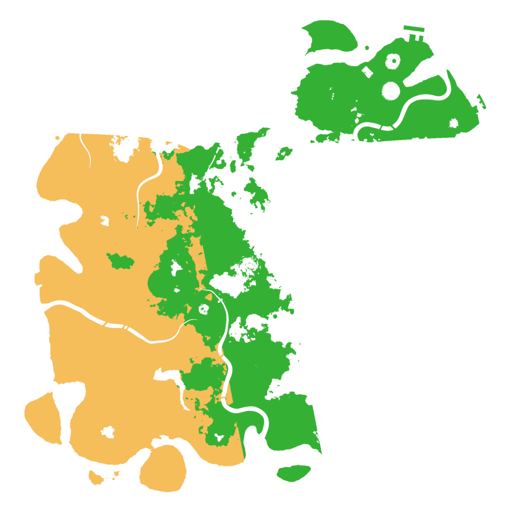Biome Rust Map: Procedural Map, Size: 5000, Seed: 7387923