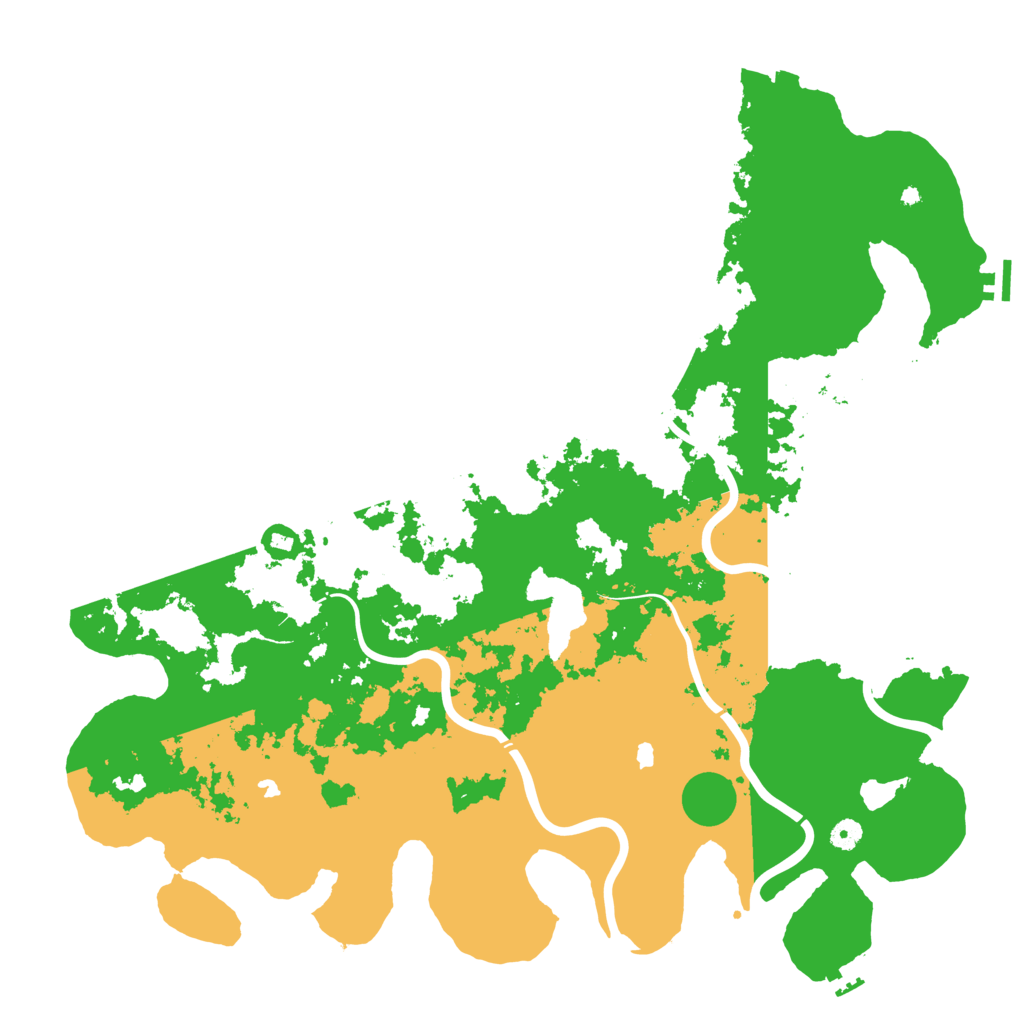 Biome Rust Map: Procedural Map, Size: 5000, Seed: 3595020
